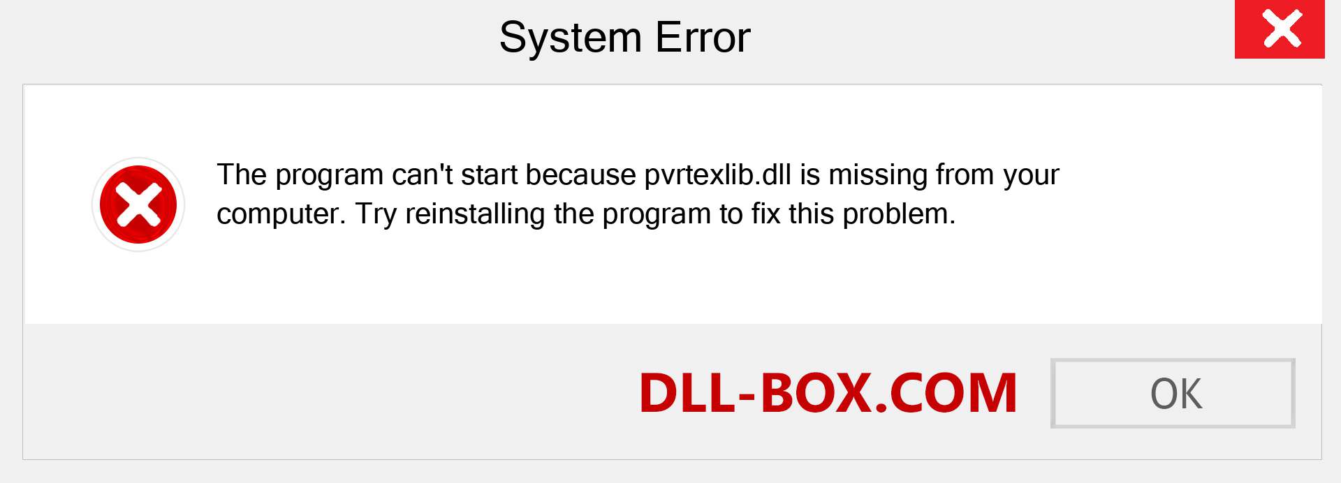  pvrtexlib.dll file is missing?. Download for Windows 7, 8, 10 - Fix  pvrtexlib dll Missing Error on Windows, photos, images